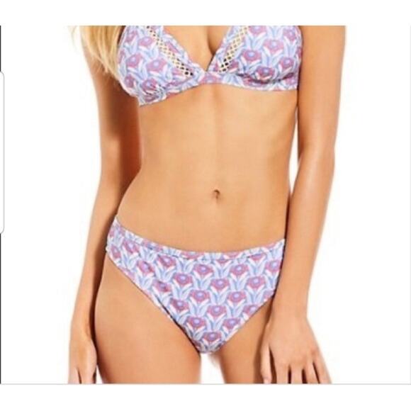 Antonio Melani Retro Periwinkle Bikini Bottoms NWT - Picture 1 of 3